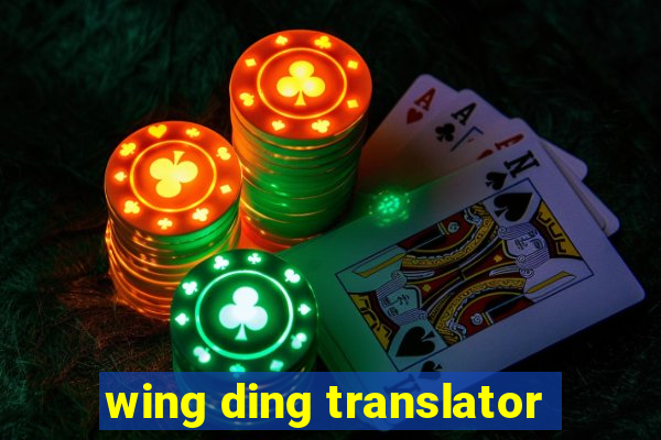 wing ding translator